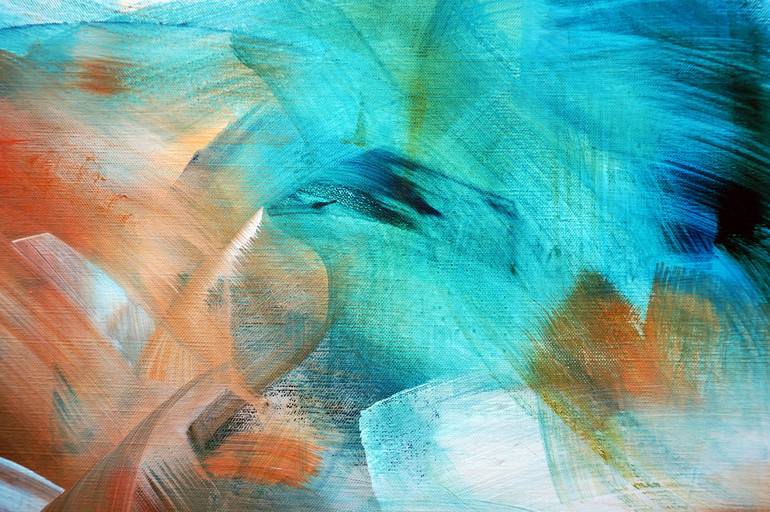 Original Abstract Expressionism Abstract Painting by Marianne Quinzin