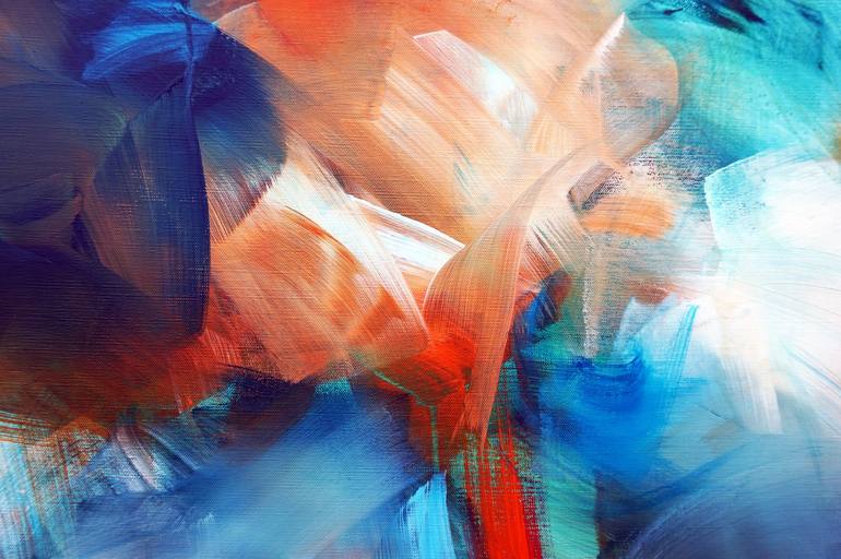 Original Abstract Expressionism Abstract Painting by Marianne Quinzin