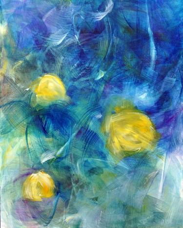 Original Abstract Garden Paintings by Marianne Quinzin
