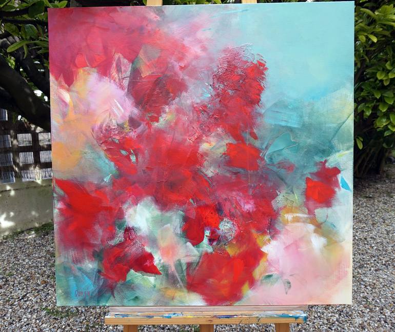 Original Abstract Nature Painting by Marianne Quinzin