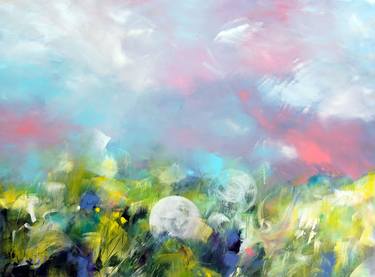 Print of Abstract Floral Paintings by Marianne Quinzin