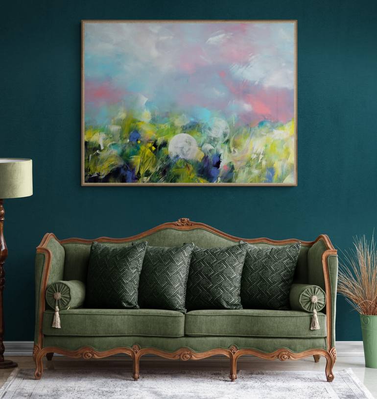 Original Floral Painting by Marianne Quinzin