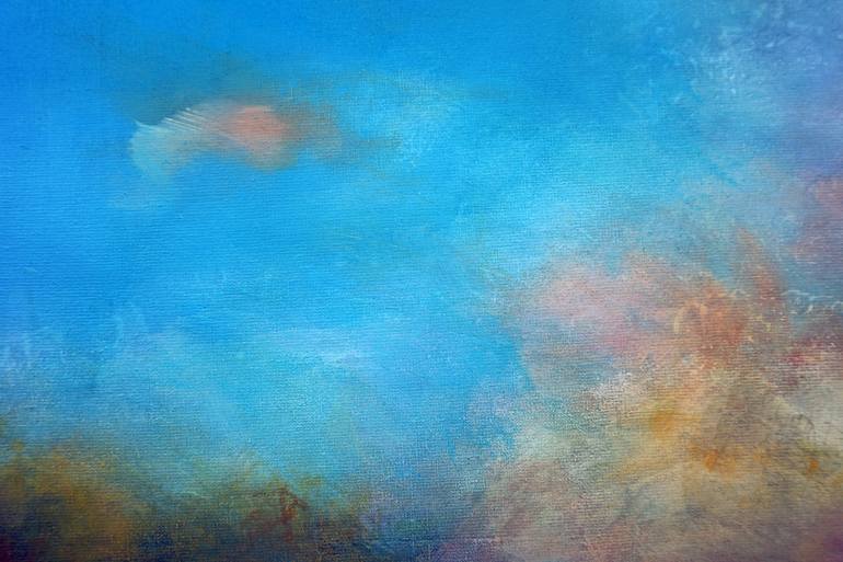 Original Abstract Landscape Painting by Marianne Quinzin