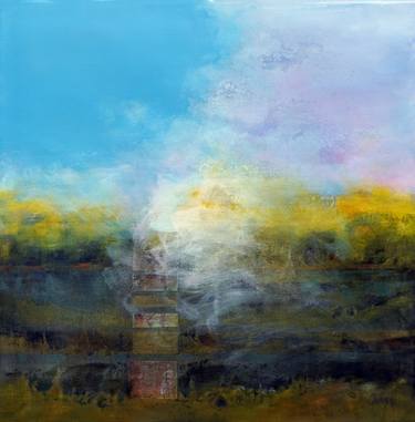 Original Abstract Expressionism Landscape Paintings by Marianne Quinzin