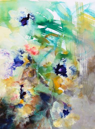 Print of Abstract Expressionism Garden Paintings by Marianne Quinzin