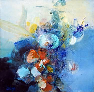 Print of Abstract Botanic Paintings by Marianne Quinzin