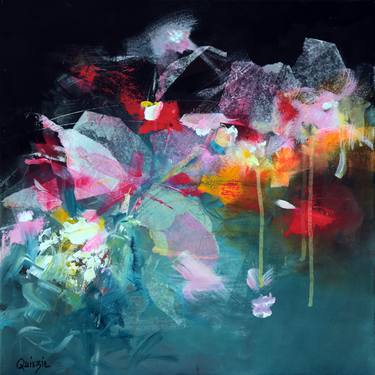 Original Abstract Expressionism Nature Paintings by Marianne Quinzin