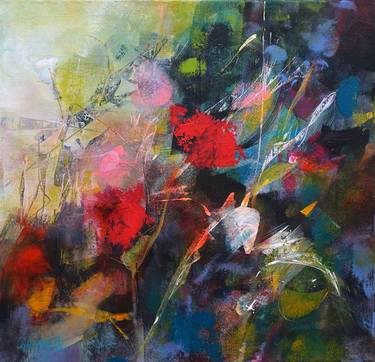 Print of Abstract Botanic Paintings by Marianne Quinzin