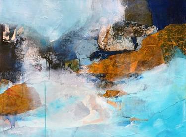 Original Abstract Landscape Paintings by Marianne Quinzin