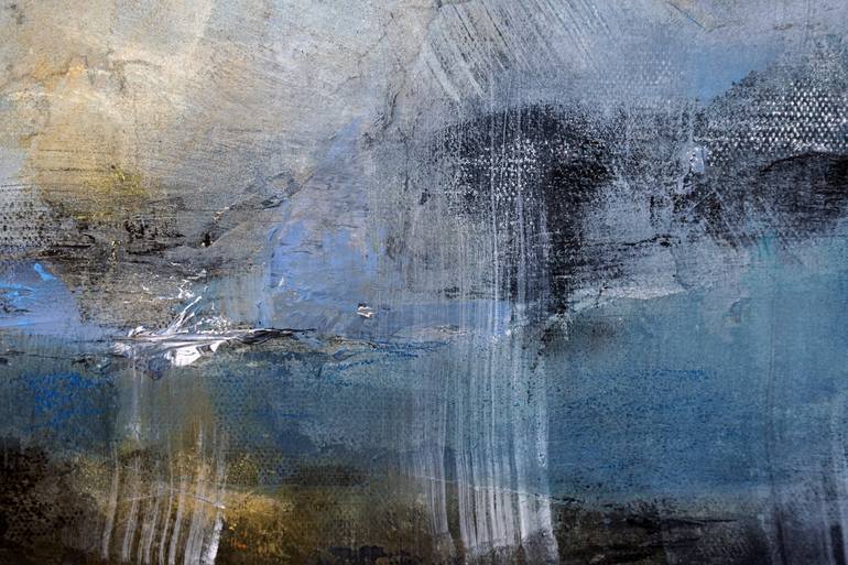 Original Abstract Landscape Painting by Marianne Quinzin