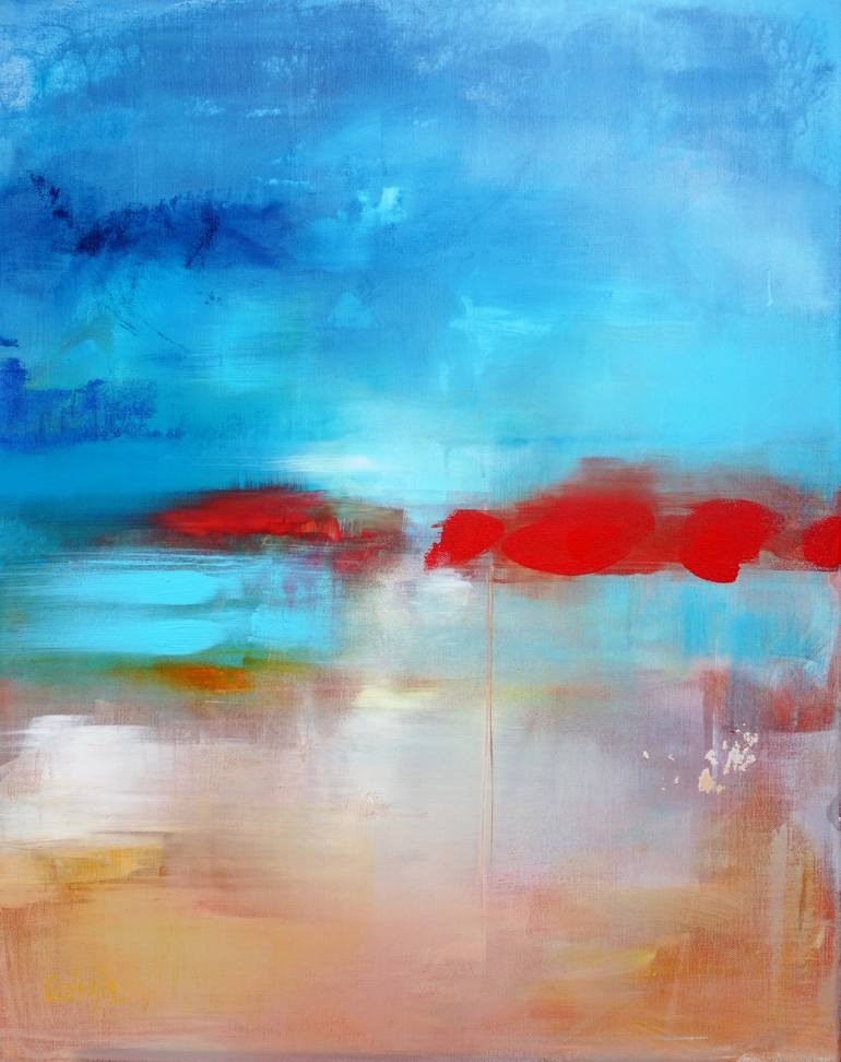 "Mirage turquoise" - Print