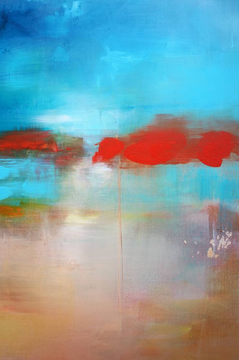 Original Abstract Landscape Painting by Marianne Quinzin