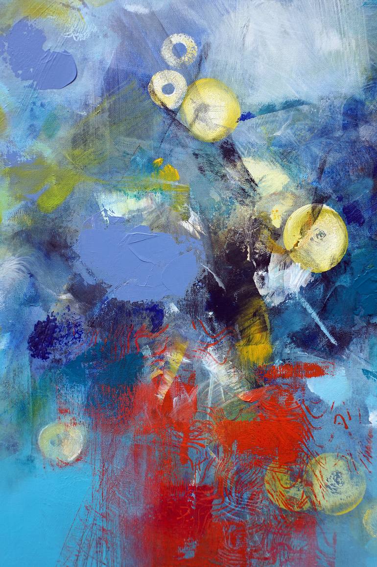 Original Impressionism Floral Painting by Marianne Quinzin