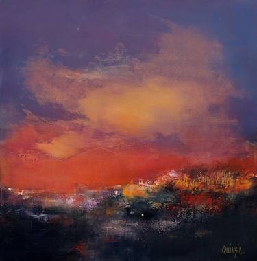 Original Abstract Landscape Paintings by Marianne Quinzin