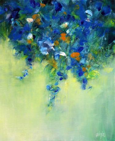 Print of Impressionism Floral Paintings by Marianne Quinzin