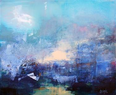 Original Abstract Landscape Paintings by Marianne Quinzin