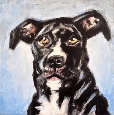 Print of Figurative Dogs Paintings by GO RILLA