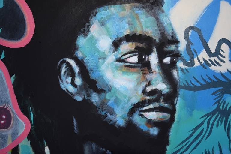 Original Pop Art Pop Culture/Celebrity Painting by Go Rilla