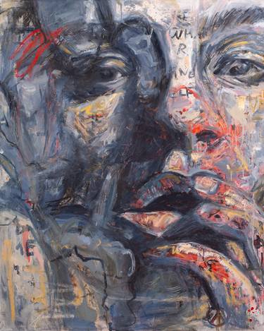 Print of Abstract Expressionism Portrait Paintings by Anna Sun