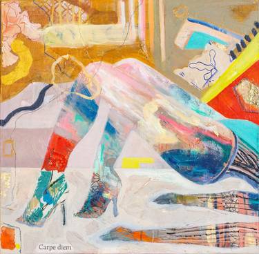 Original Figurative Abstract Paintings by Anna Sun