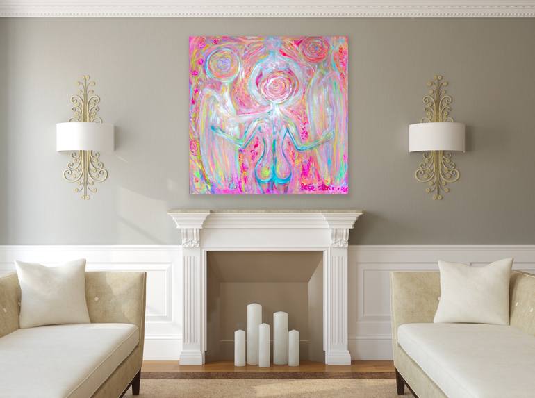 Original Abstract Expressionism Abstract Painting by Anna Sun