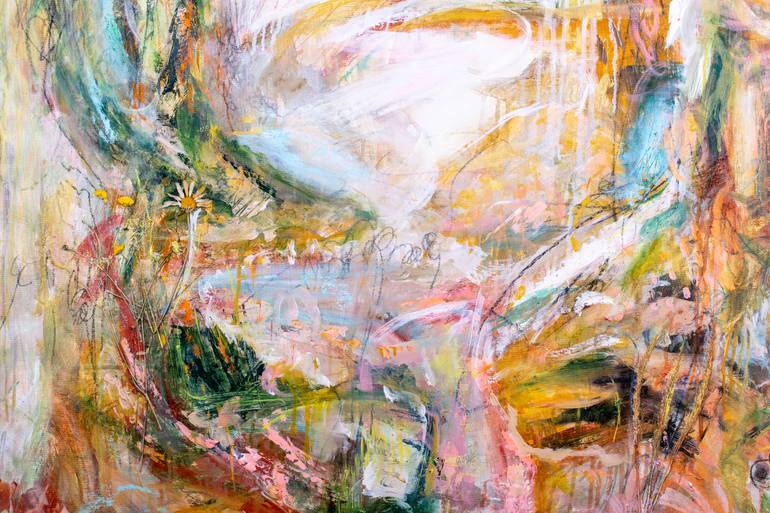 Original Abstract Expressionism Abstract Painting by Anna Sun