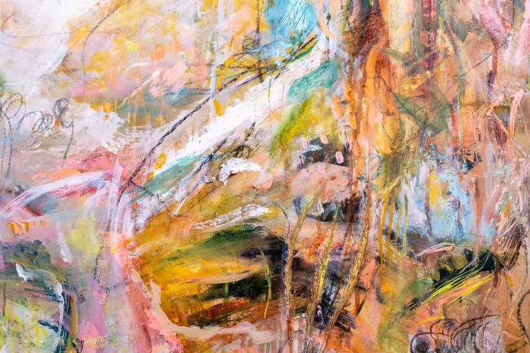 Original Abstract Expressionism Abstract Painting by Anna Sun