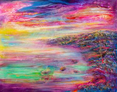 Original Abstract Landscape Paintings by Anna Sun