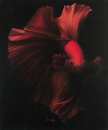 Original Fish Paintings by Art Vorden
