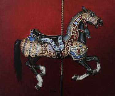Original Realism Horse Paintings by Art Vorden