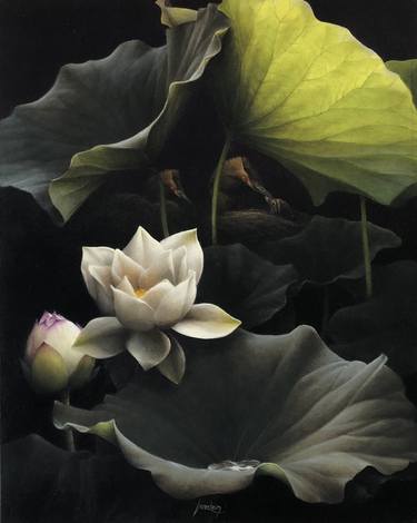 Original Realism Botanic Paintings by Art Vorden