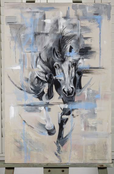 Saviour 50cm x 70cm horse oil painting thumb