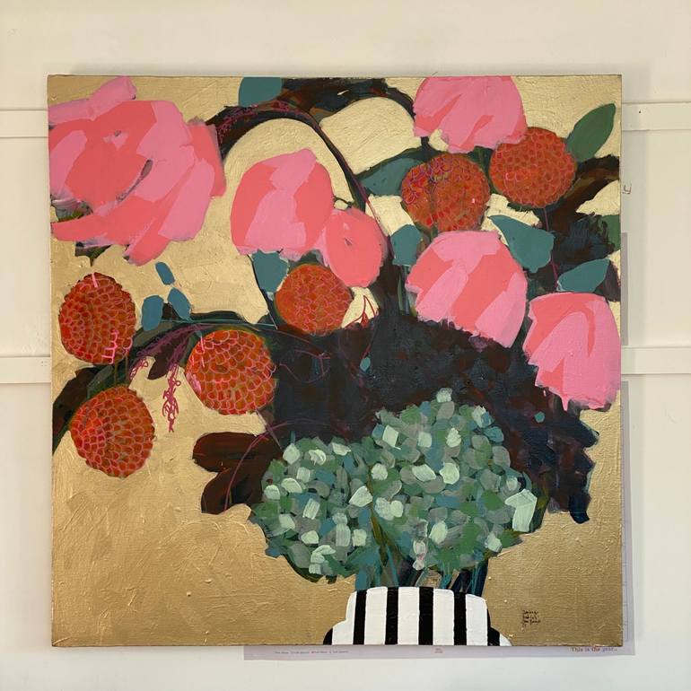 Original Floral Painting by Samantha Barnes