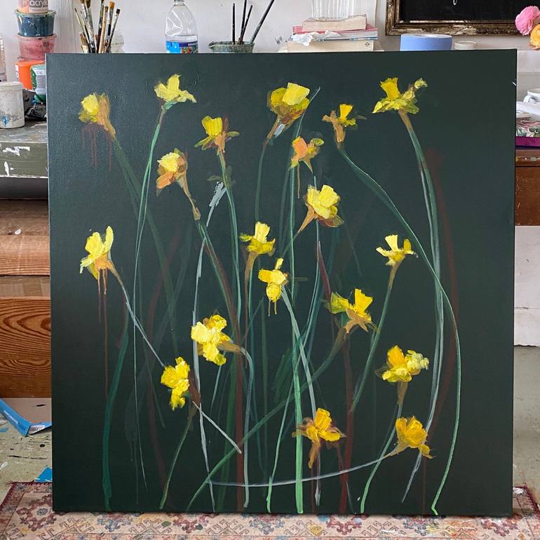 Original Floral Painting by Samantha Barnes