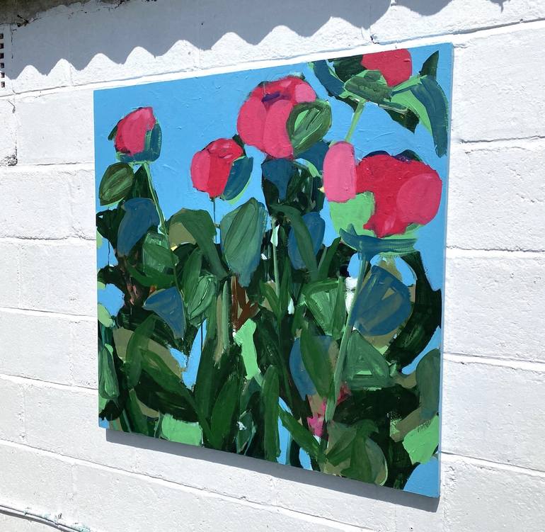 Original Contemporary Floral Painting by Samantha Barnes