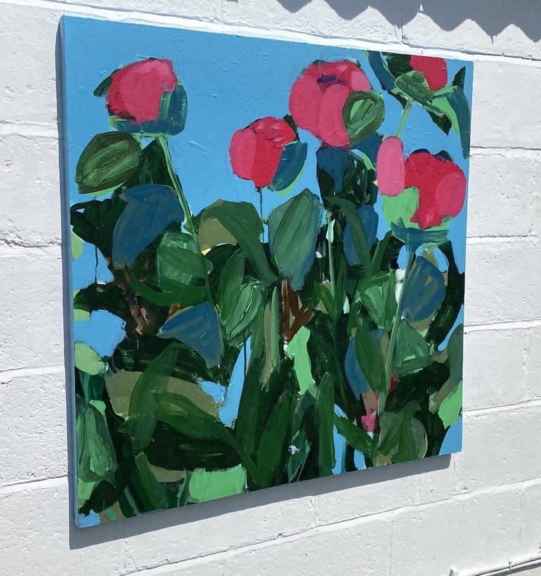 Original Contemporary Floral Painting by Samantha Barnes