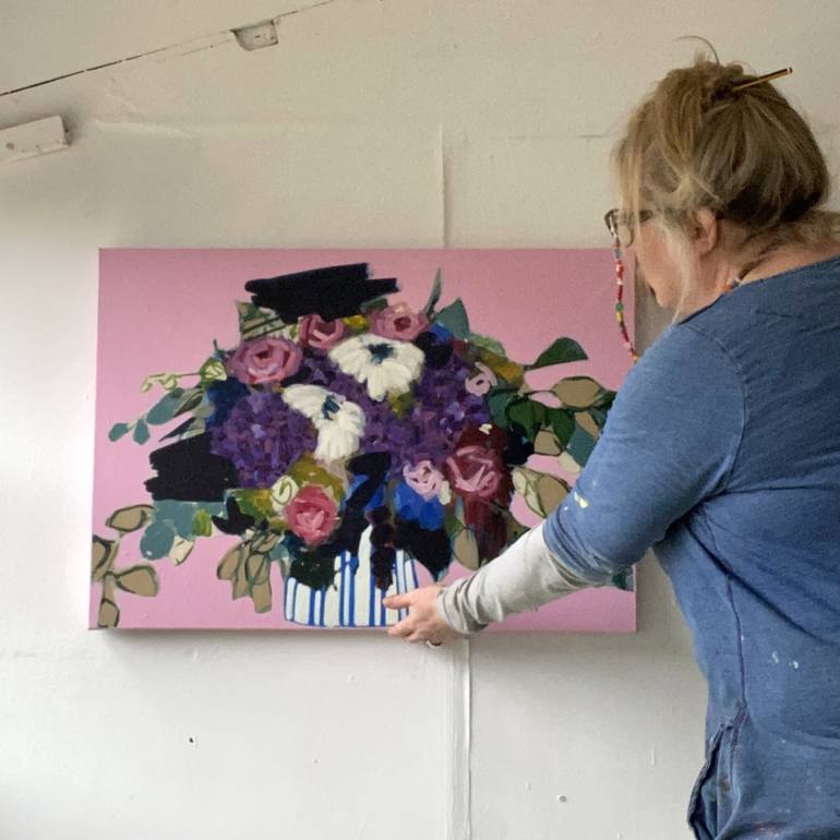 Original Floral Painting by Samantha Barnes