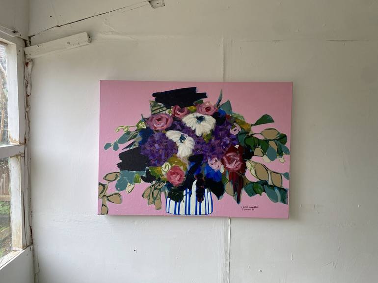 Original Floral Painting by Samantha Barnes