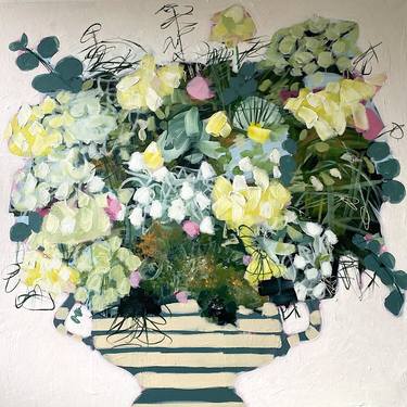 'Flourishing Flowers'  Original Painting on Canvas thumb