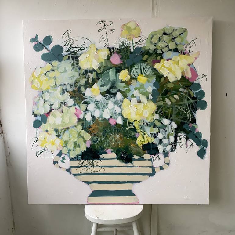 Original Floral Painting by Samantha Barnes