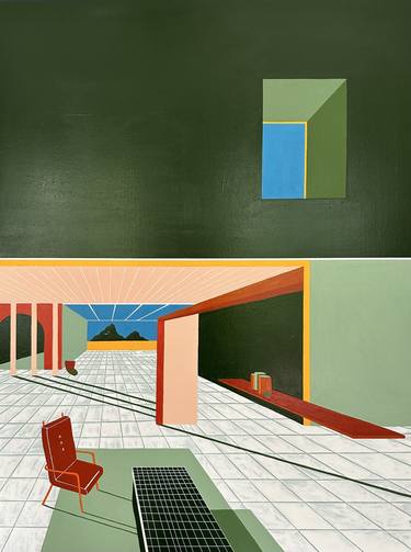 Original Illustration Architecture Paintings by Jemma Rowe