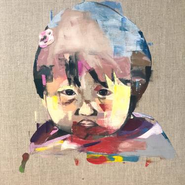Original Abstract Expressionism Kids Paintings by michael wong