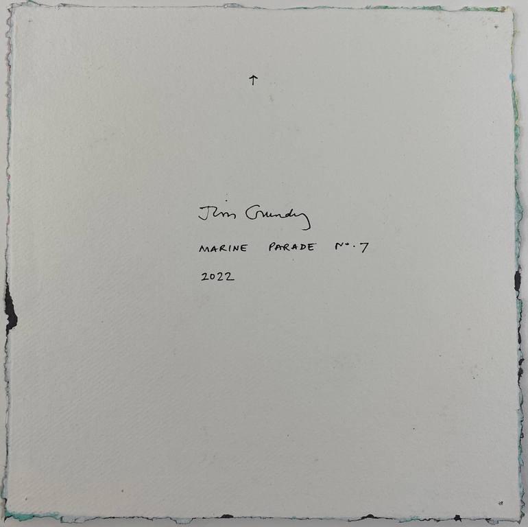 Original Geometric Abstract Painting by Jim Grundy