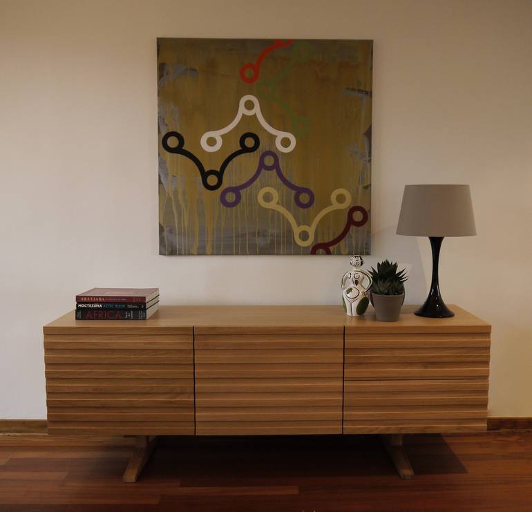 Original Abstract Painting by Jim Grundy