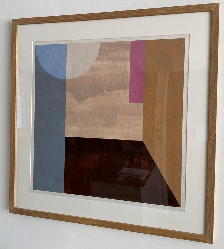 Original Geometric Abstract Painting by Jim Grundy