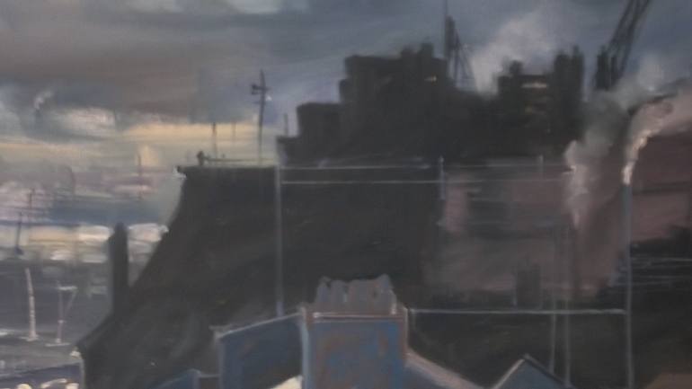 Original Impressionism Seascape Painting by Alan Bickley