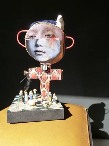 Original Expressionism People Sculpture by Chrystèle SAINT-AMAUX