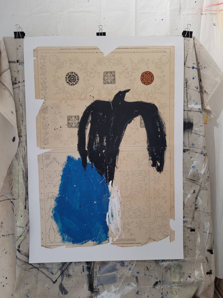 Original Abstract Animal Painting by Beatriz Mahan