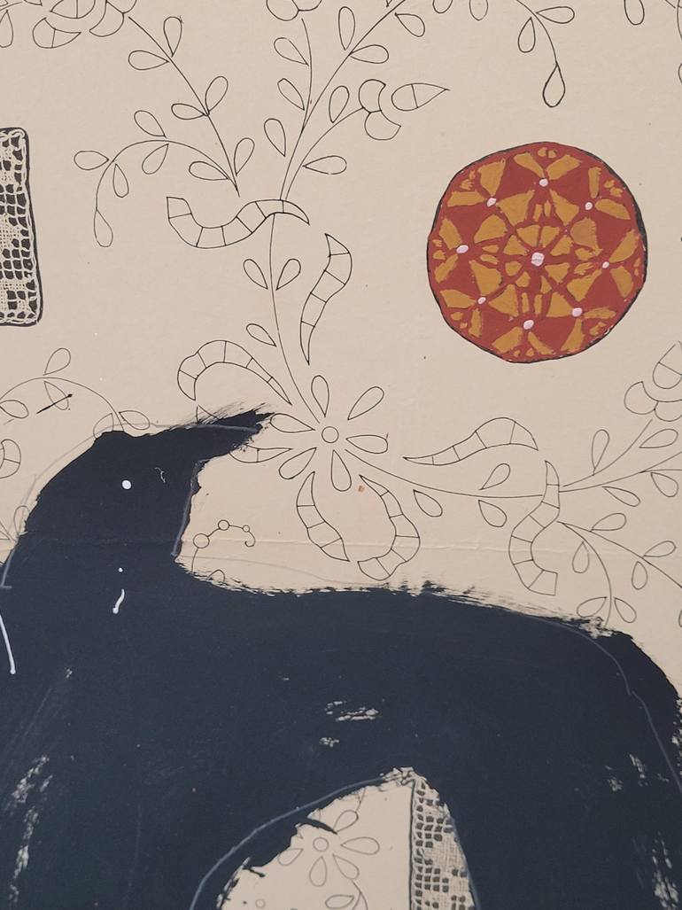 Original Abstract Animal Painting by Beatriz Mahan