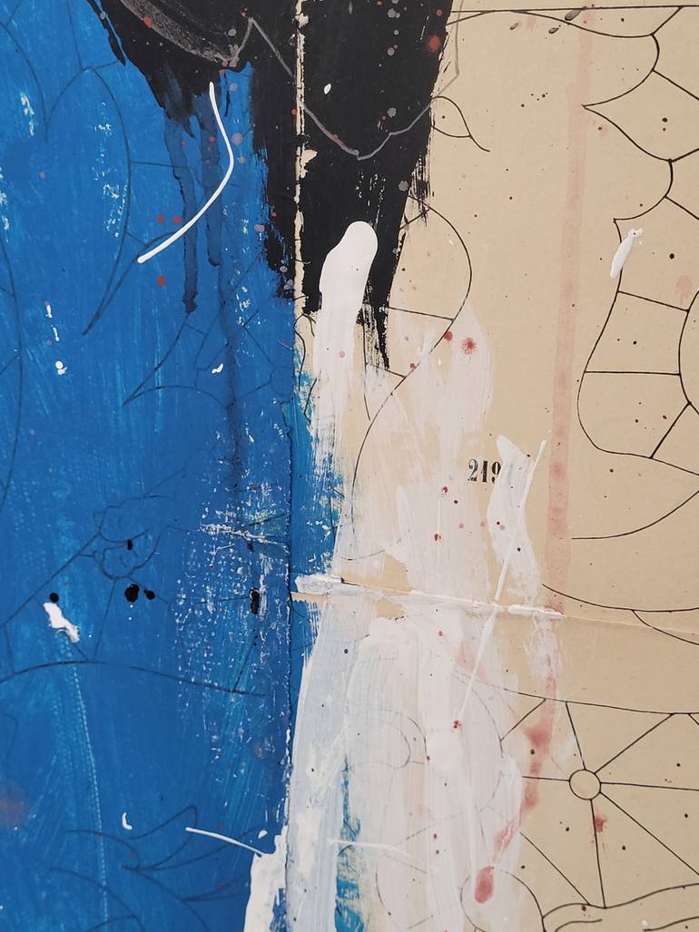 Original Abstract Animal Painting by Beatriz Mahan